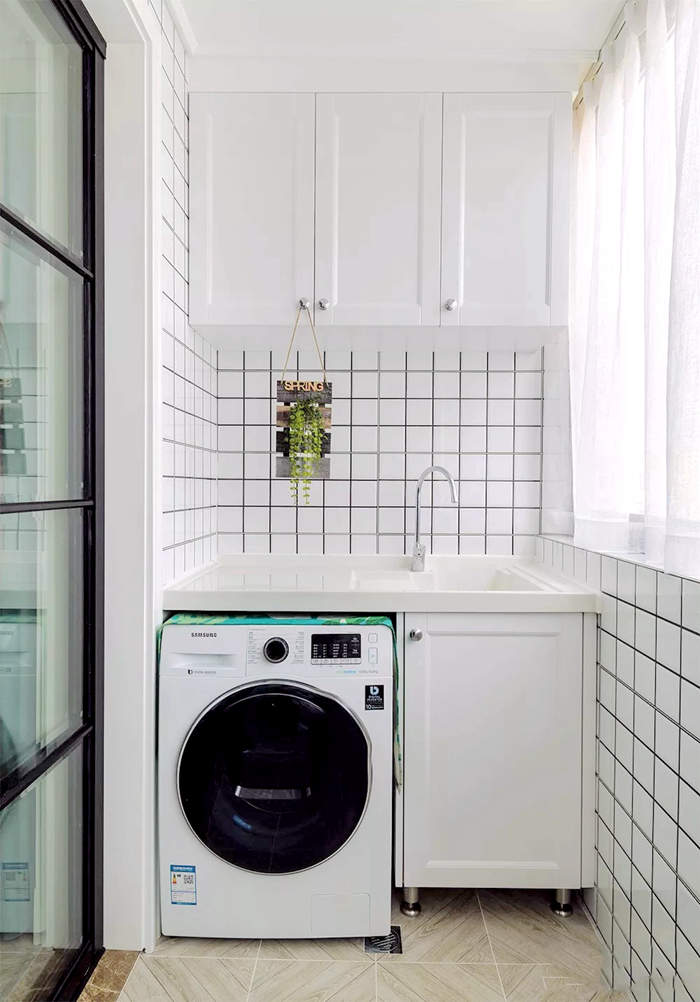 珠海新房装修设计，洗衣机放在哪里最合适！
