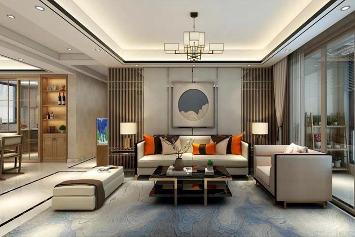 珠海装修营造温馨舒适的新中式家居氛围。
